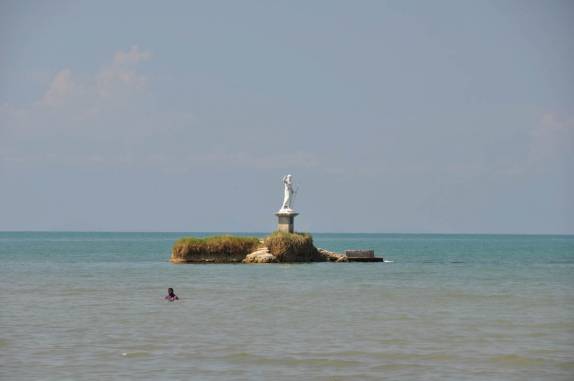 Mar de Livingston, no litoral caribenho da Guatemala
